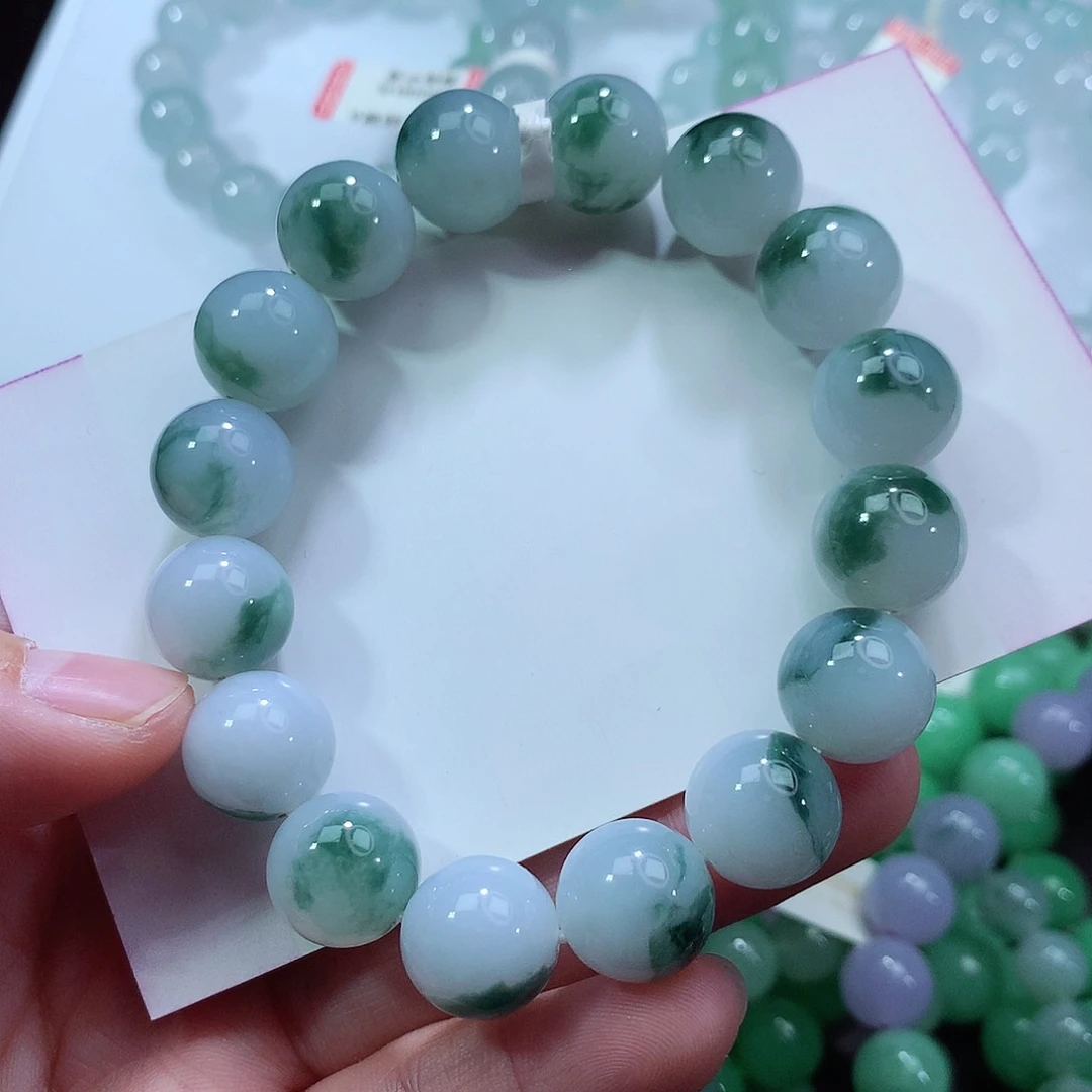 翡翠手链未镶嵌卡13