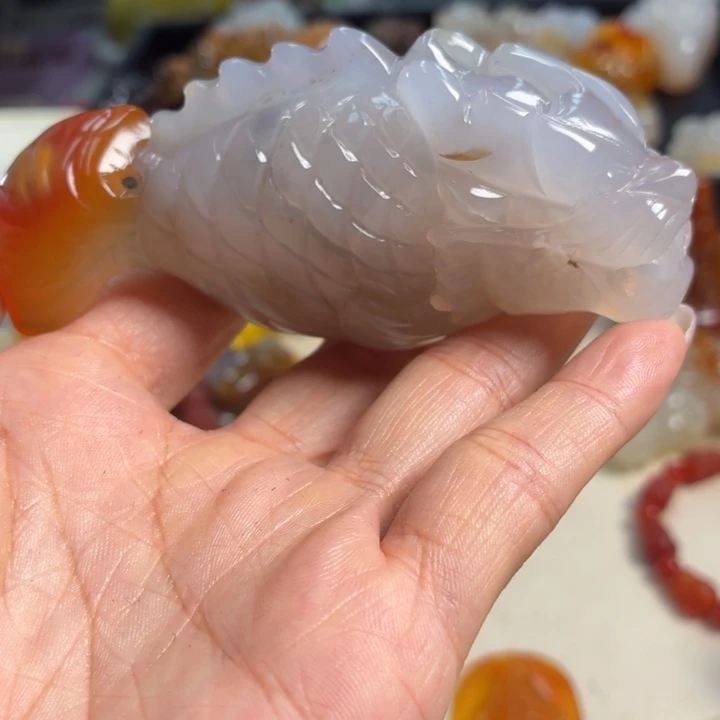 玛瑙/玉髓未镶嵌吊坠(不含链)
