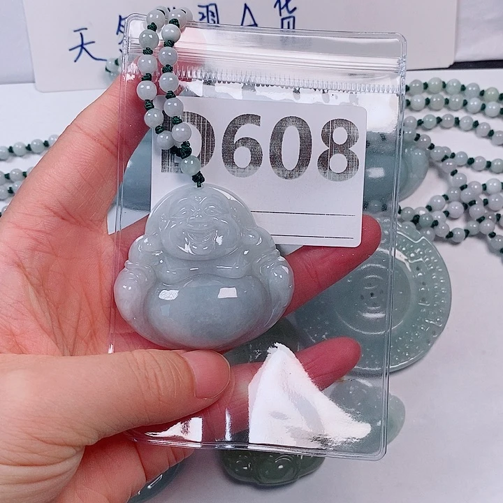 翡翠未镶嵌颈饰天然
