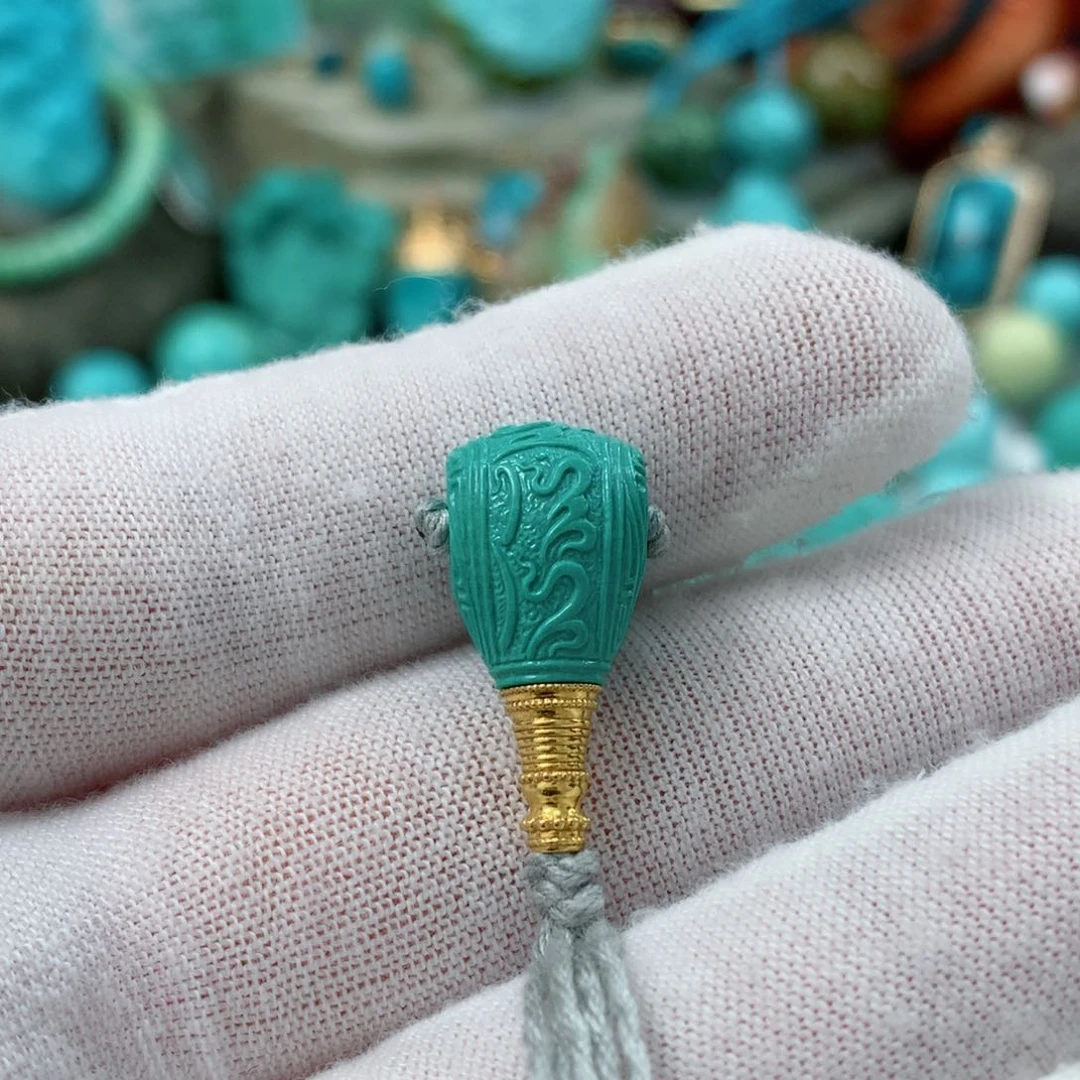 绿松石珠宝奇石未镶嵌