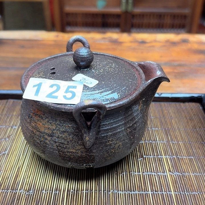 纯手工制作粗陶茶具