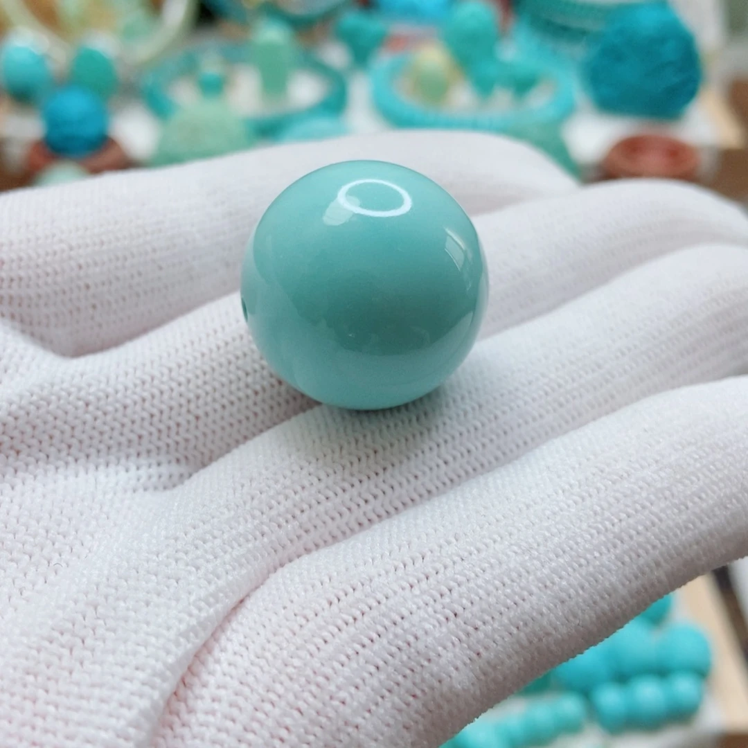 绿松石未镶嵌圆珠21.2m