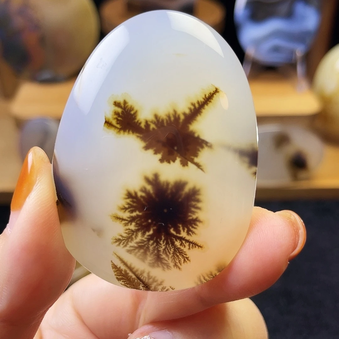 玛瑙/玉髓未镶嵌吊坠