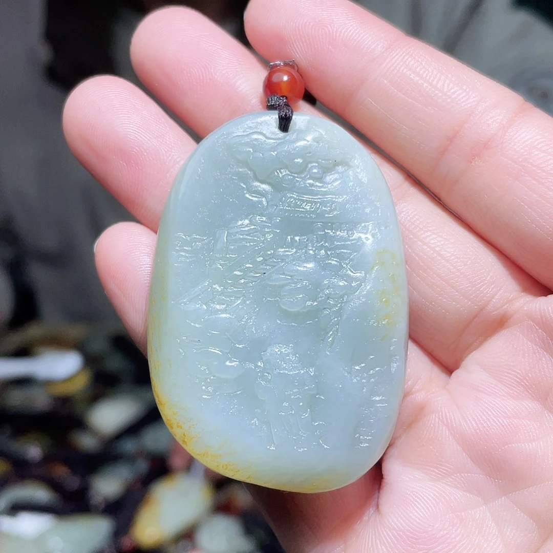 和田玉颈饰未镶嵌