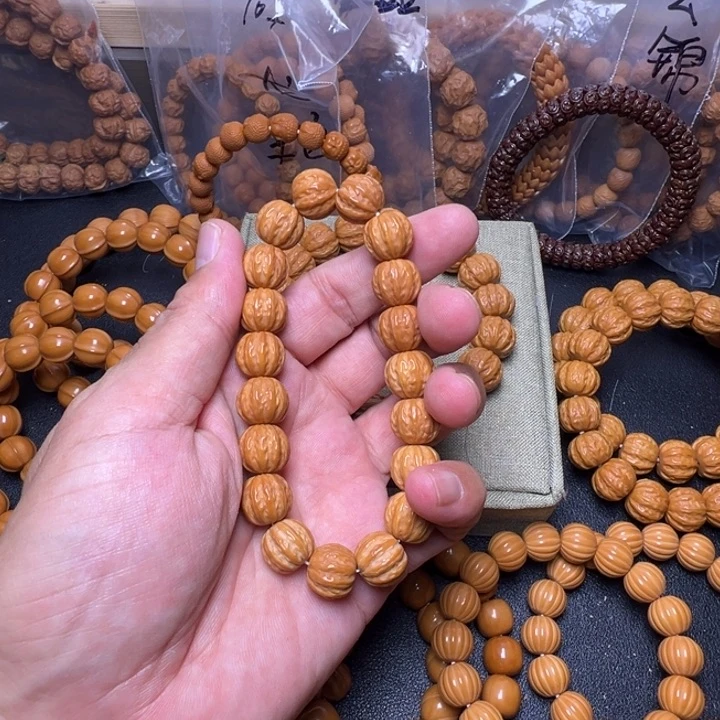 猴头核桃手串小八棱