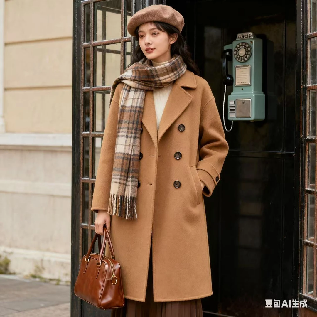 F1761-F1770【诗尔服饰】春秋冬洋毛洋绒呢子外套 以直播间下单为准