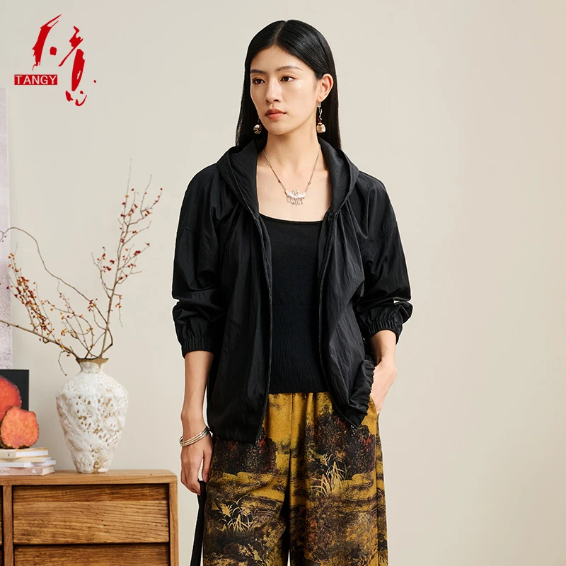TANGY/天意2025春季新款民族风商场同款休闲简约女士外套2251035