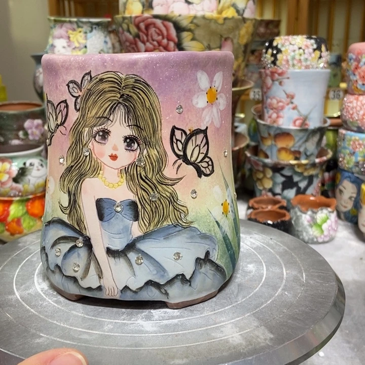 景德镇艺术手绘作品