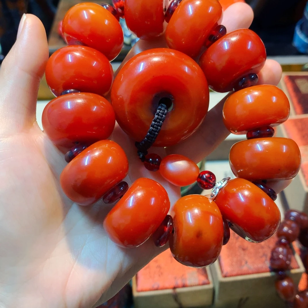 蜜蜡颈饰未镶嵌噢噢哦噢哦噢哦噢哦