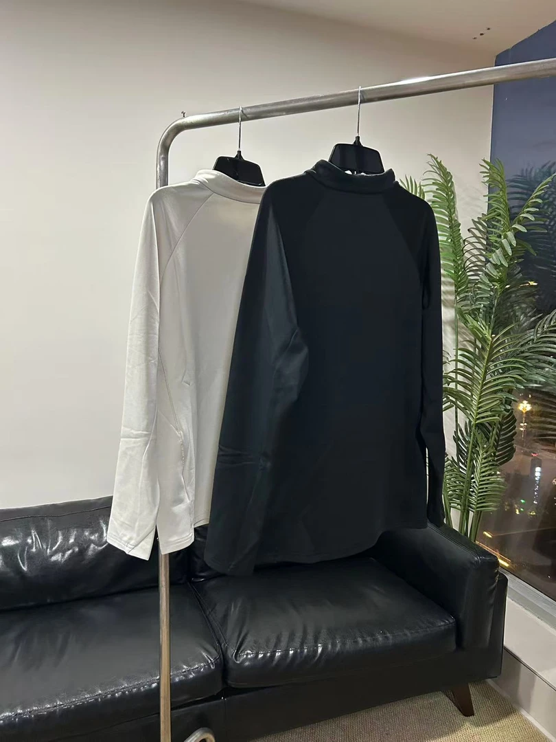 【好穿耐穿我爱穿】原产线半拉链微加绒运动休闲上衣男女同款
