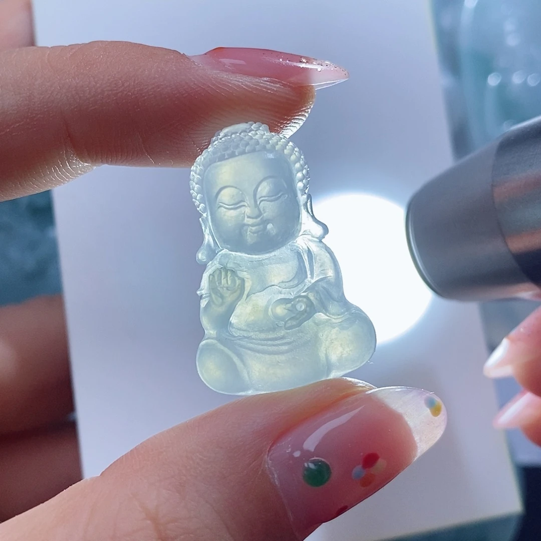 定制翡翠未镶嵌毛货付款后联系客服确认抛光