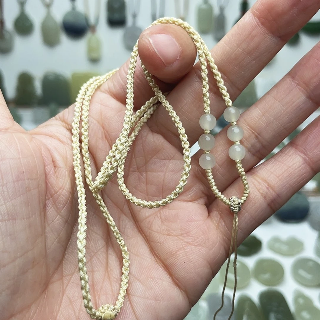 颈饰未镶嵌和田玉两*只