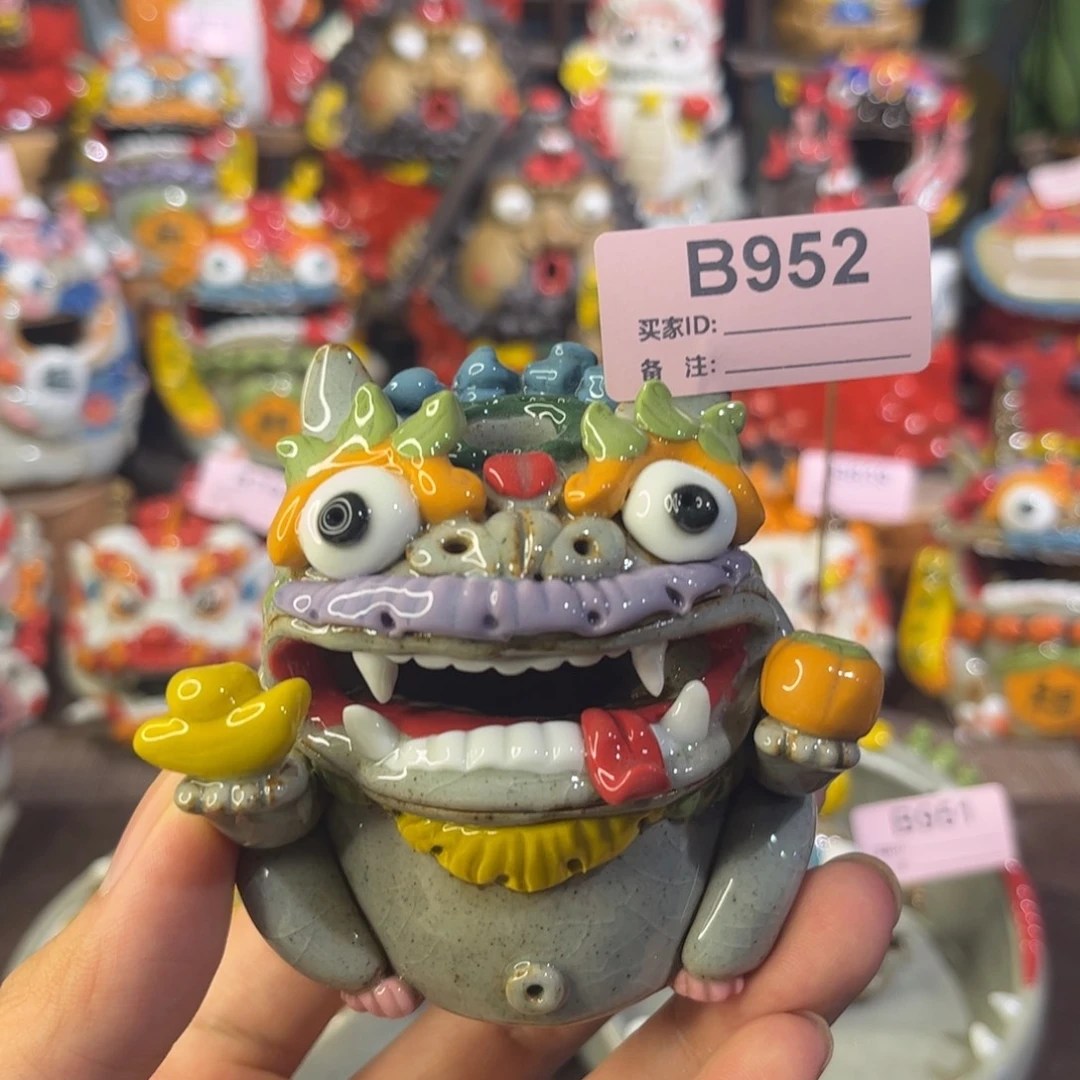 泥塑纯手工茶宠摆件