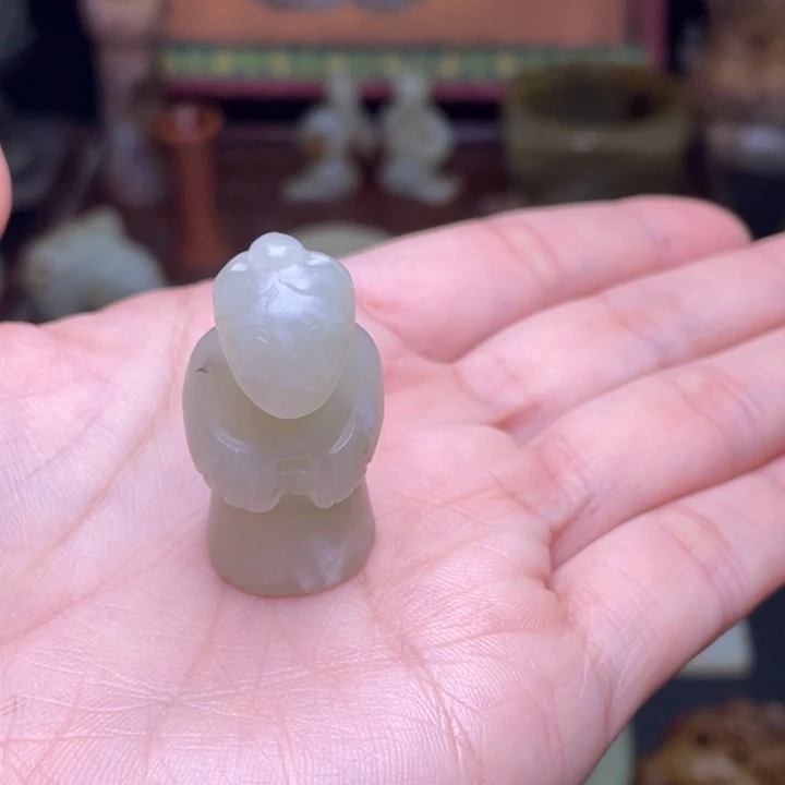 和田玉（糖玉）未镶嵌吊坠(不含链)