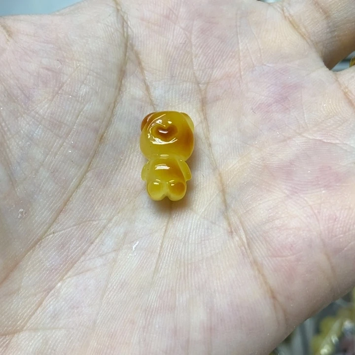 未镶嵌蜜蜡裸石吊坠