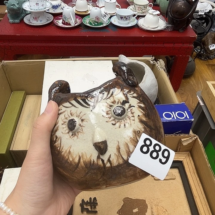 瓷片呀工艺品摆件瓷器摆件正能量