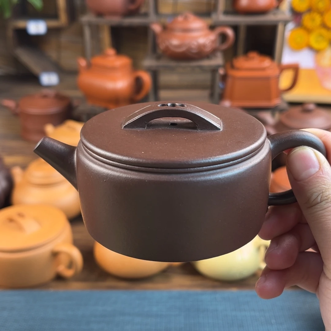 紫砂茶壶手工制作工艺精湛150cc