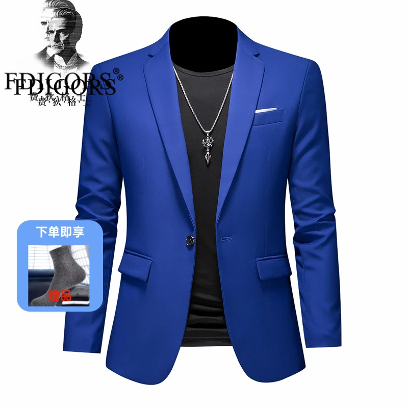 FDIGORS/费狄格士西服男士春秋新款商务休闲时尚修身大码韩版西装