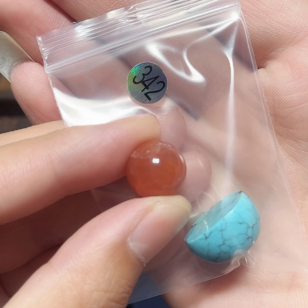 ****0未镶嵌圆珠桶珠老型手串！！玛瑙/玉髓