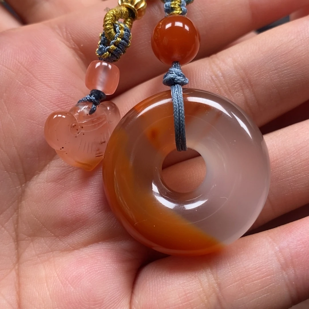 南红玛瑙未镶嵌吊坠(不含链)