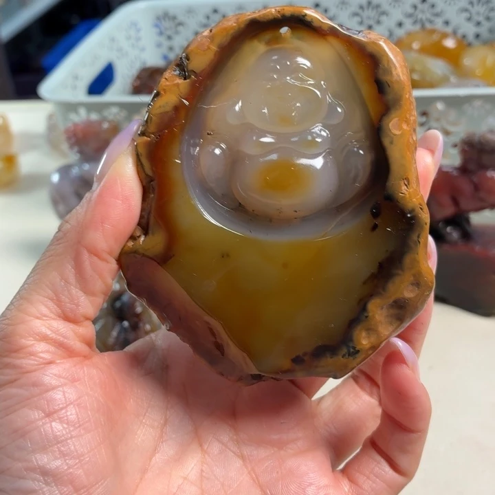 玛瑙/玉髓未镶嵌吊坠(不含链)