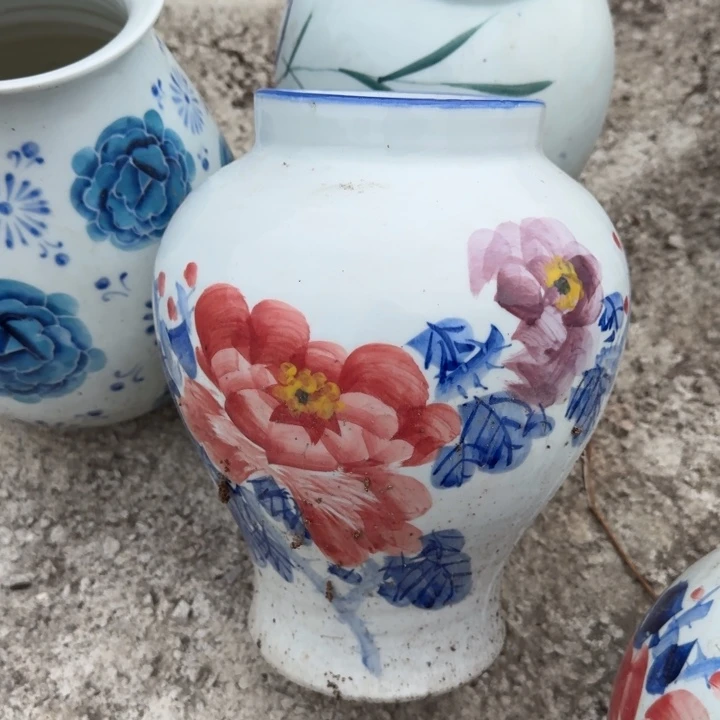 微瑕景德镇手工陶瓷花瓶