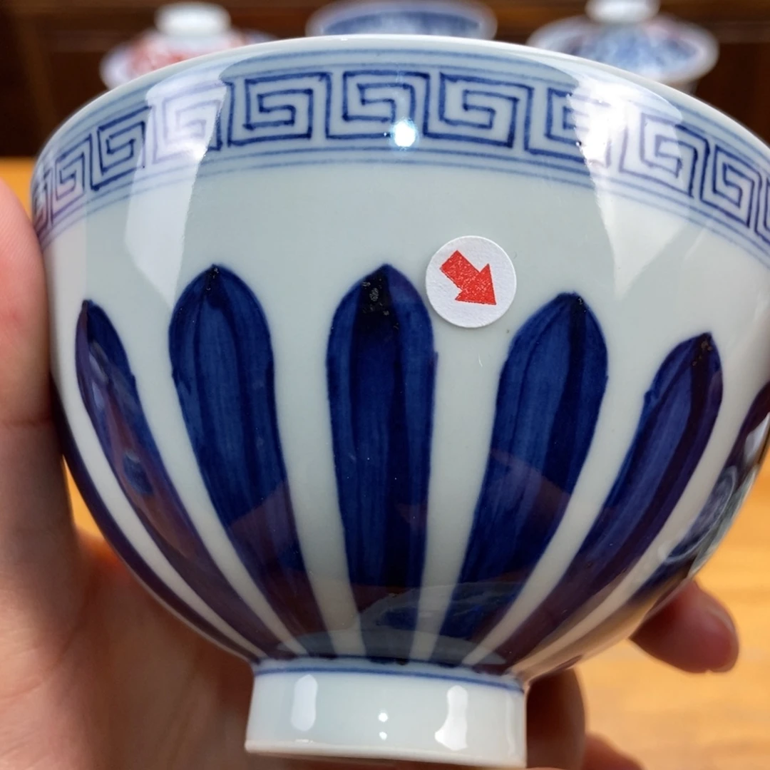 手绘现代茶具非古董