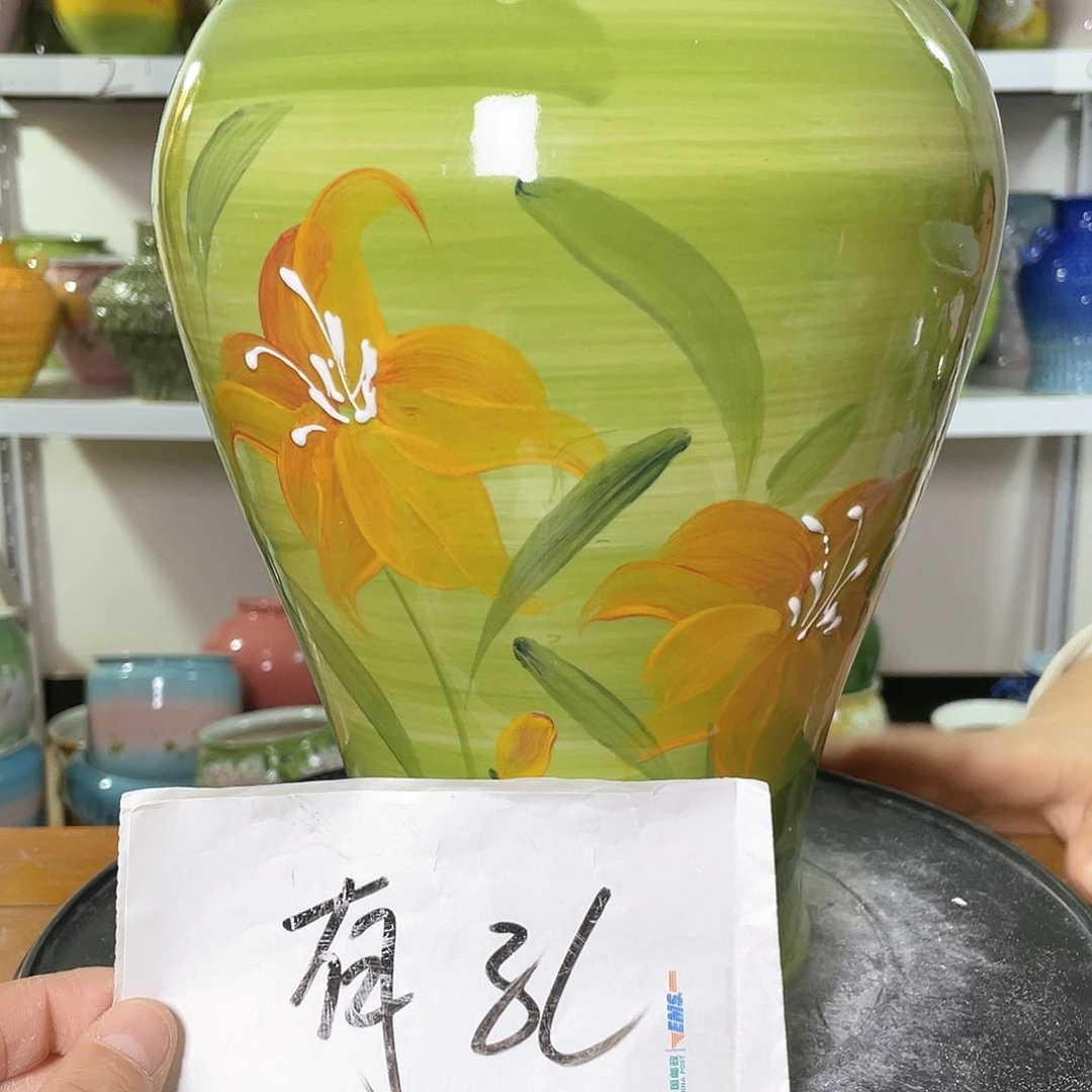 景德镇陶瓷花盆微瑕369