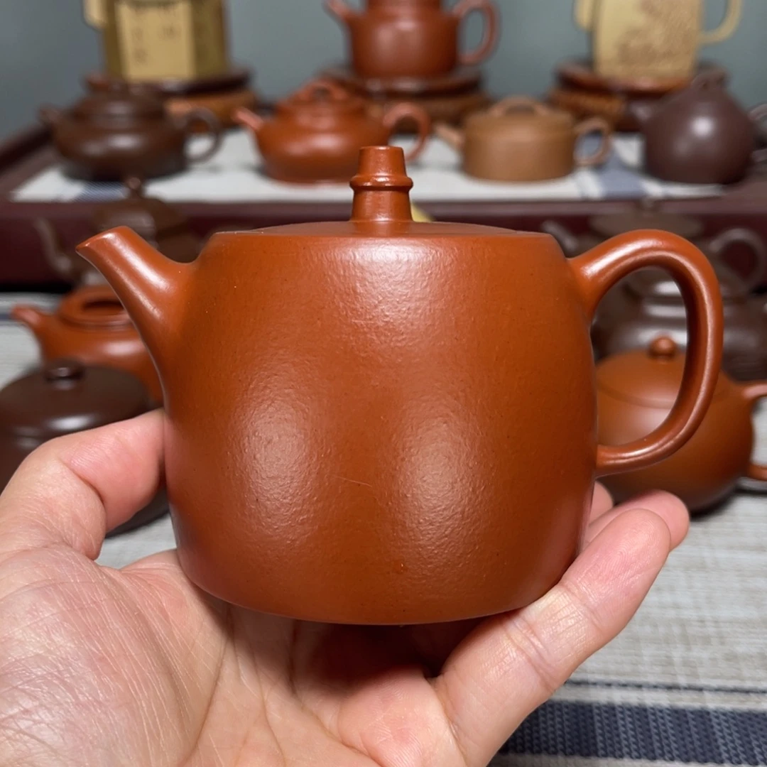 茶壶紫砂全手工制作220cc