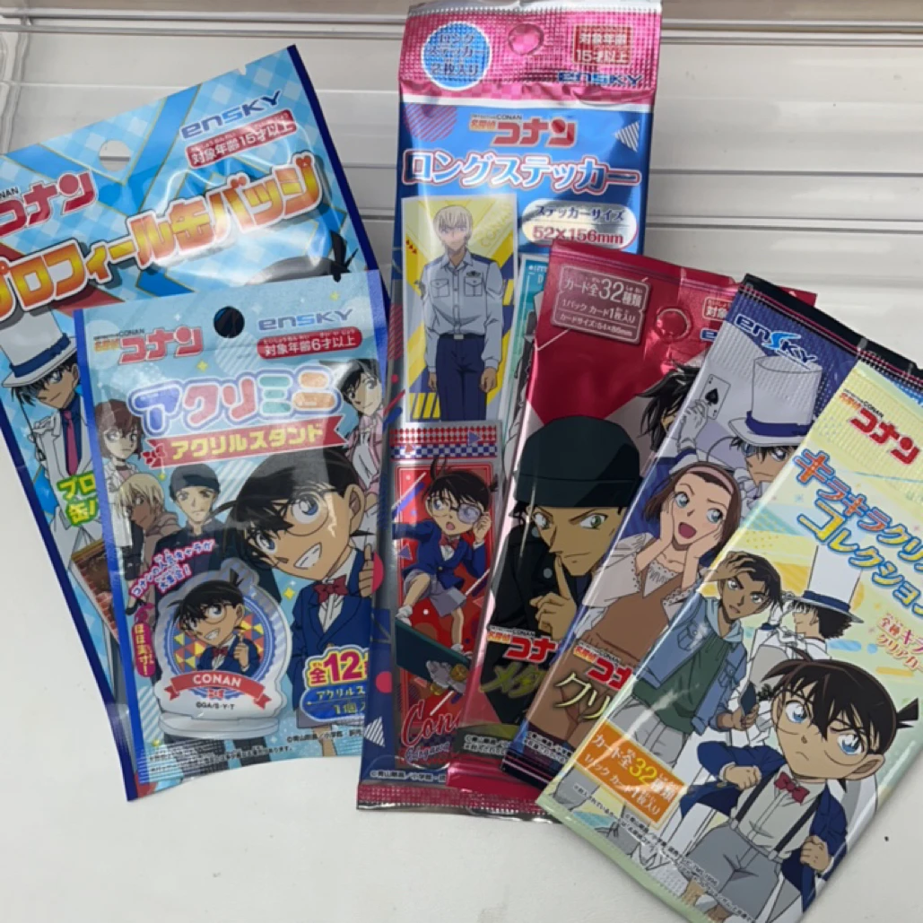 【日谷】名侦探柯南百元店卡片立牌贴纸盲盒