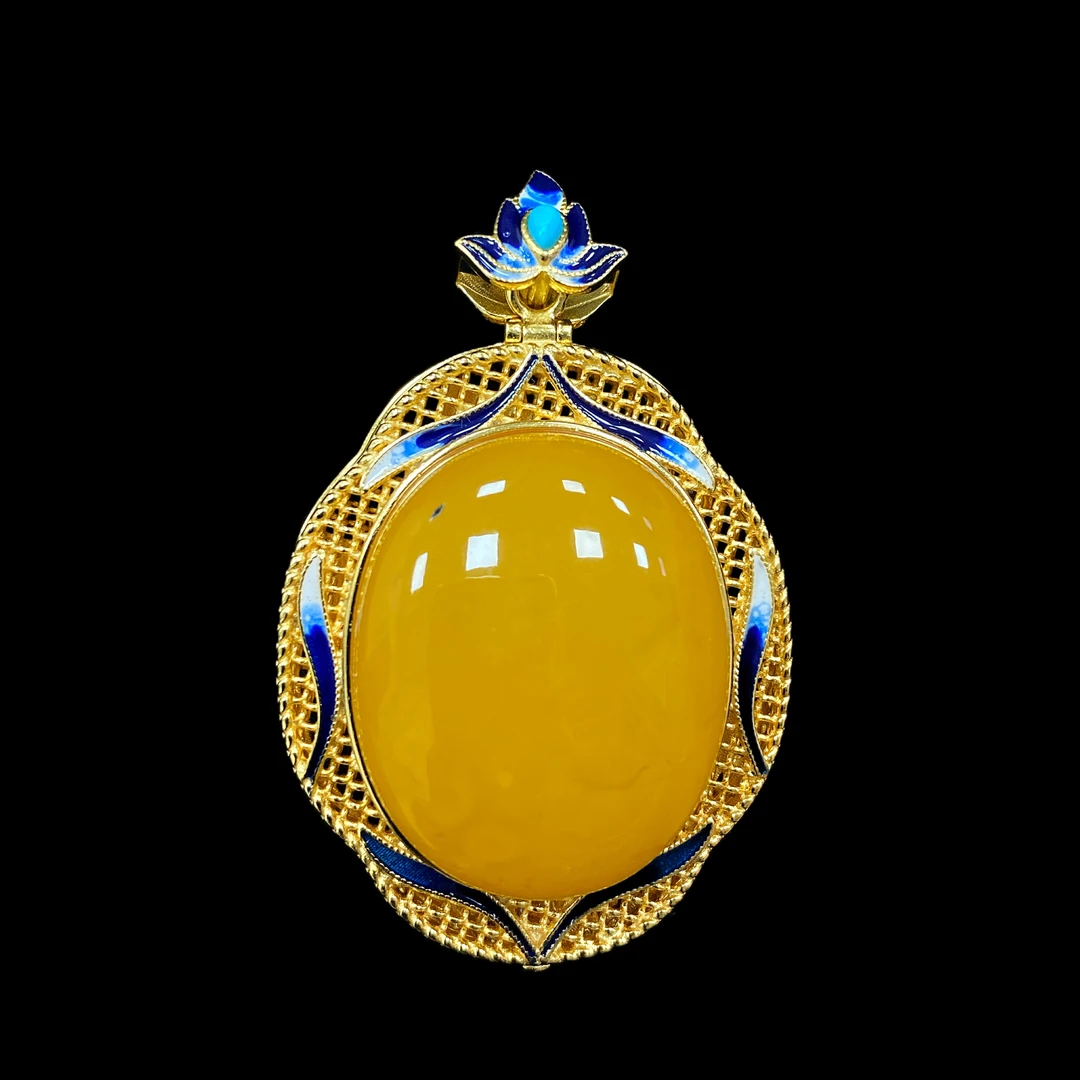 V6614蜜蜡吊坠多样性发一