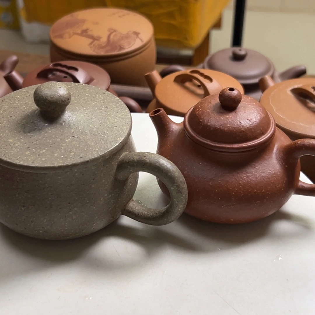禹***馆茶壶紫砂红将破容天160