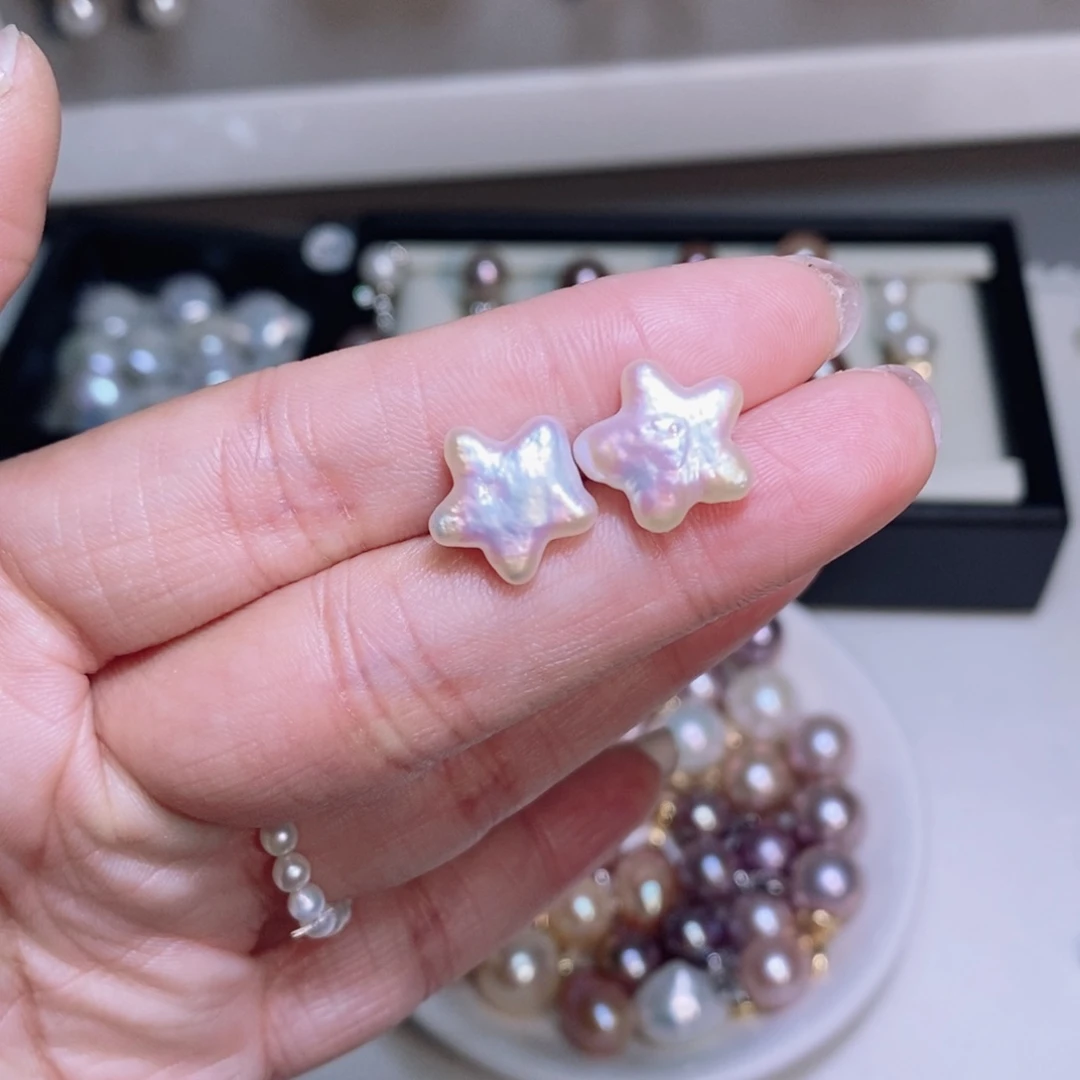 【闪购商品】淡水珍珠耳饰未镶嵌