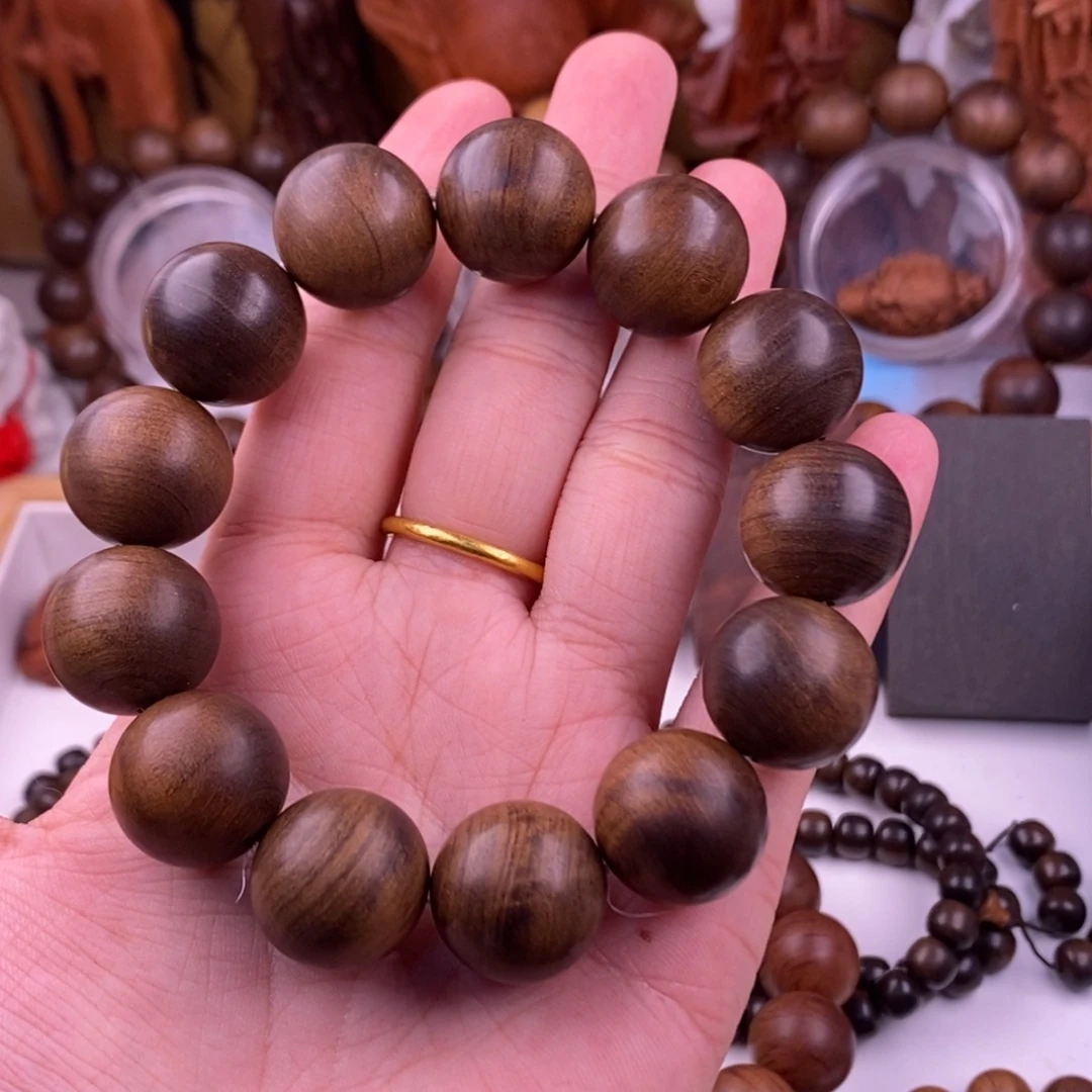 美***姨手串/手链檀香木1.8黑肉沉水奶香正区老山檀