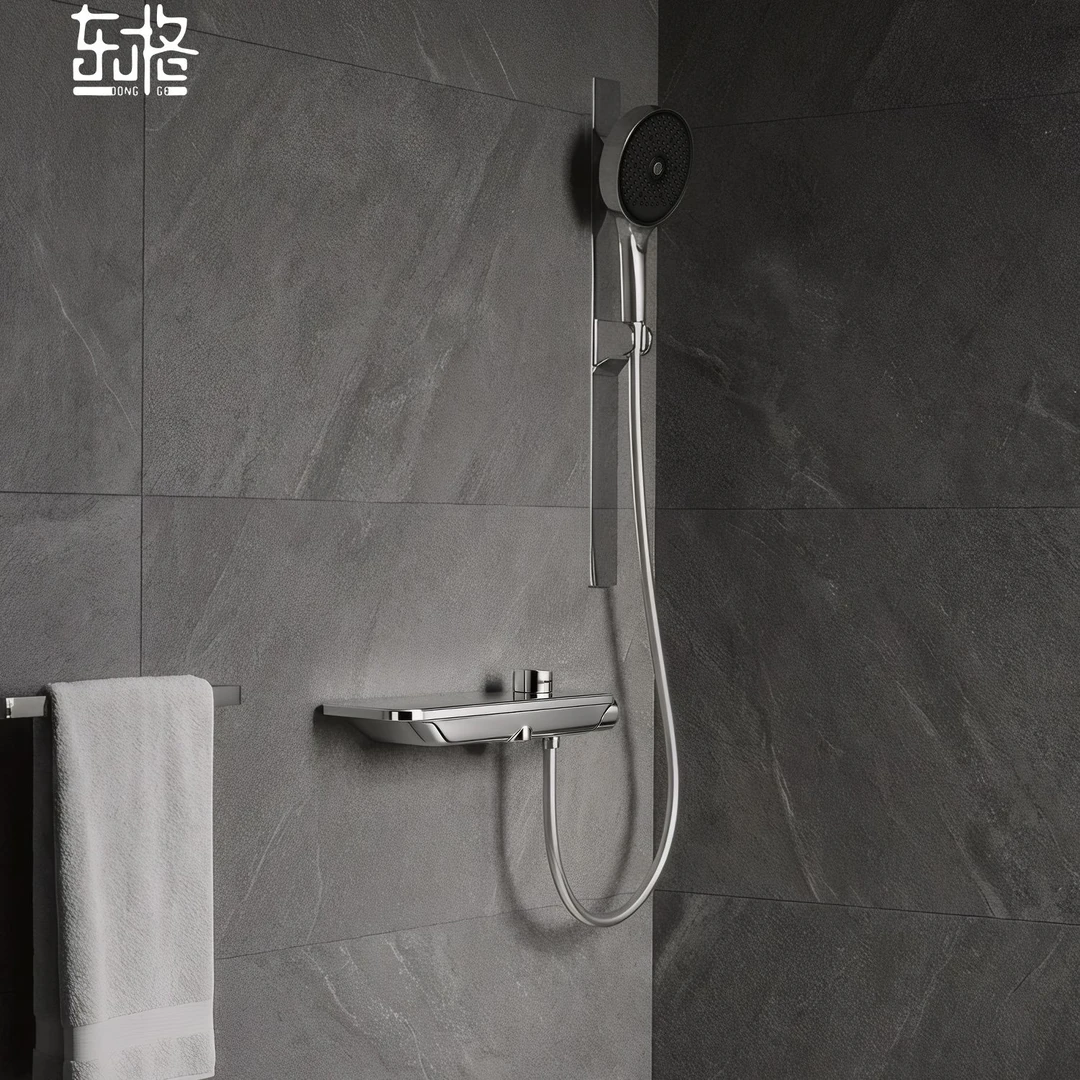 东格无顶喷花洒套装小户型极简淋浴分体式不带顶喷头简易HJ0315