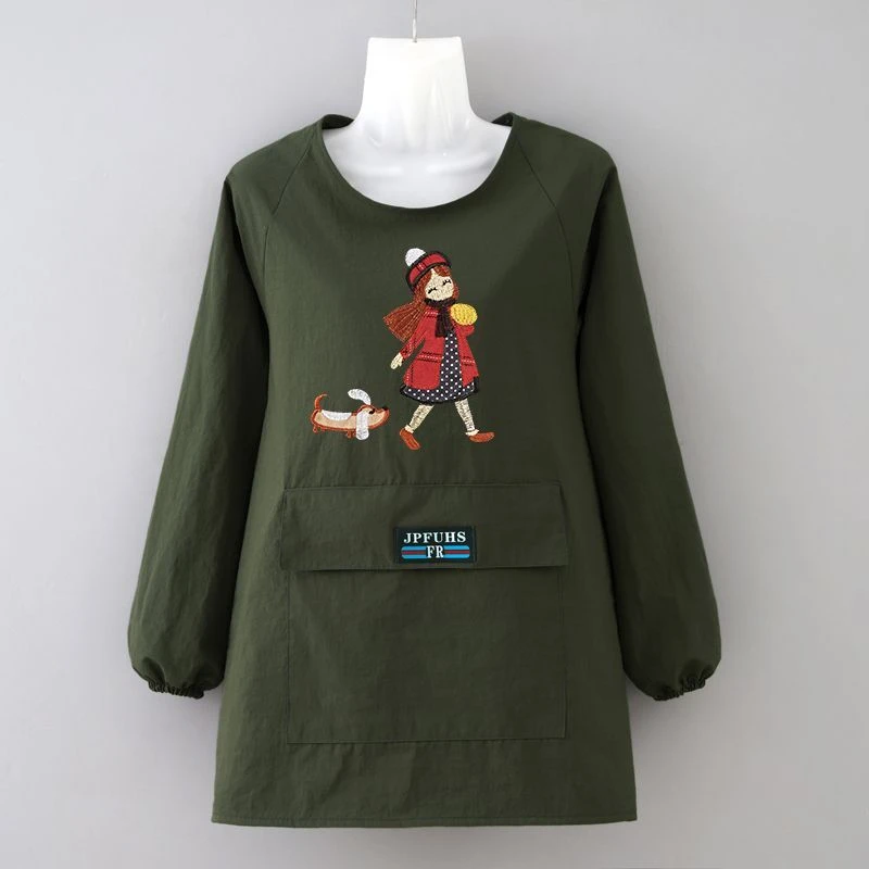 新款围裙时尚防泼水透气餐饮厨房专用耐磨做饭防污家用围腰工作服