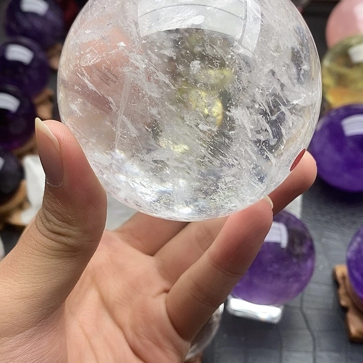 水晶摆件未镶嵌8厘米