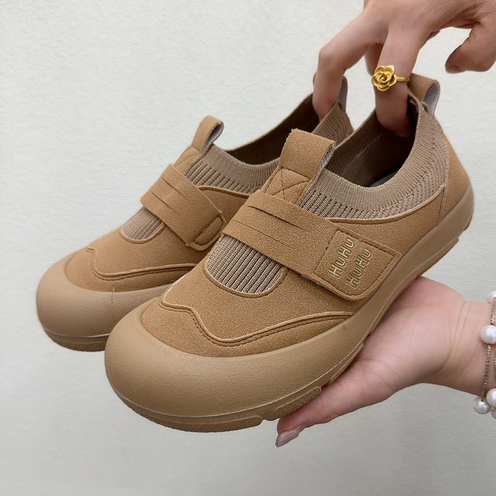 2025秋季新款勃肯鞋女百搭小白鞋舒适防滑休闲鞋软底时尚浅口单鞋