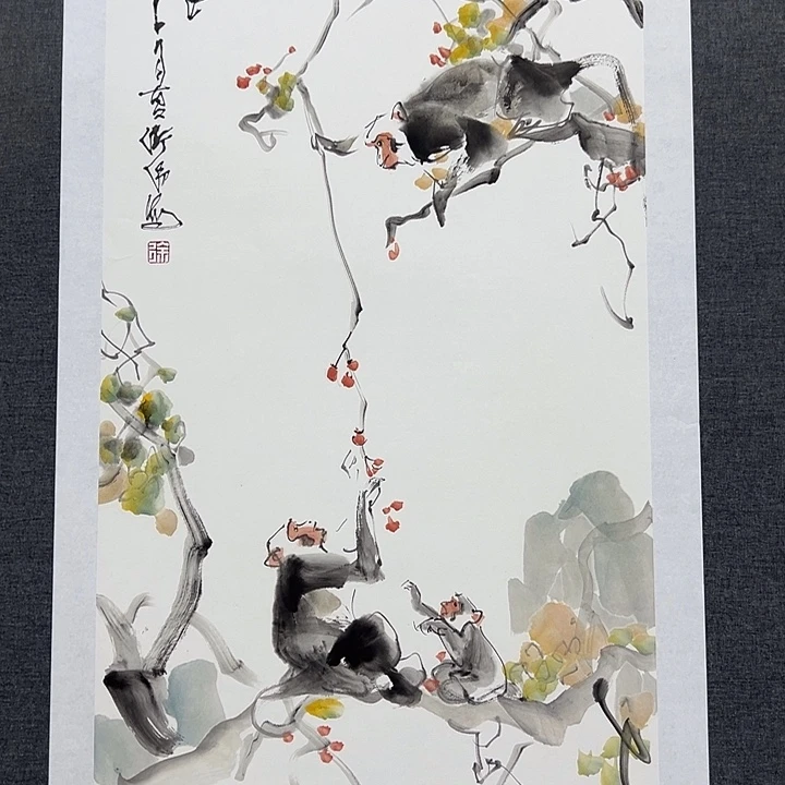 国画书画作品多次