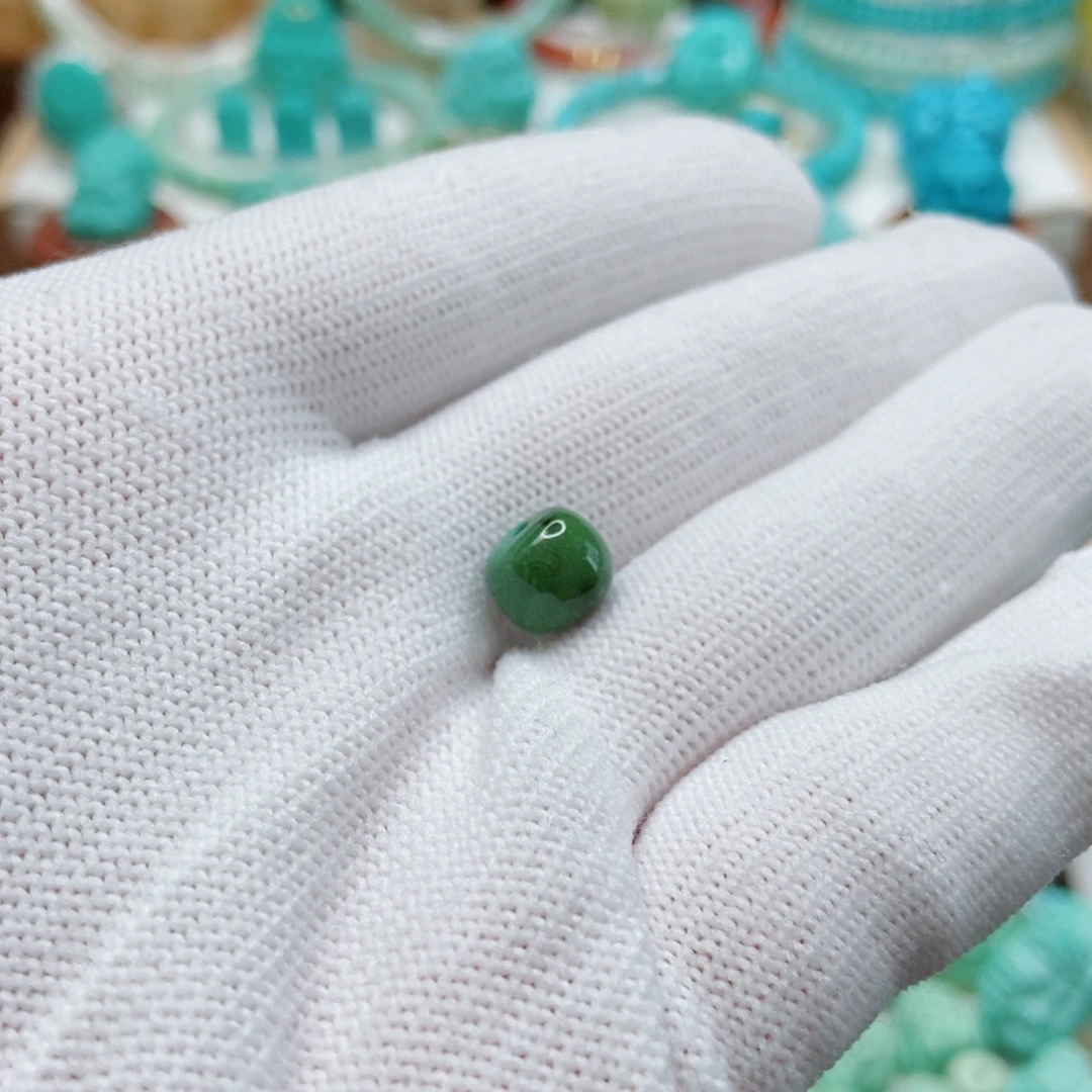 绿松石未镶嵌老型珠子