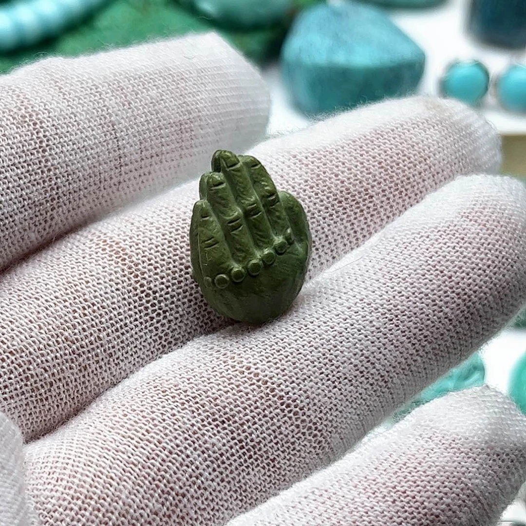 绿松石珠宝奇石未镶嵌