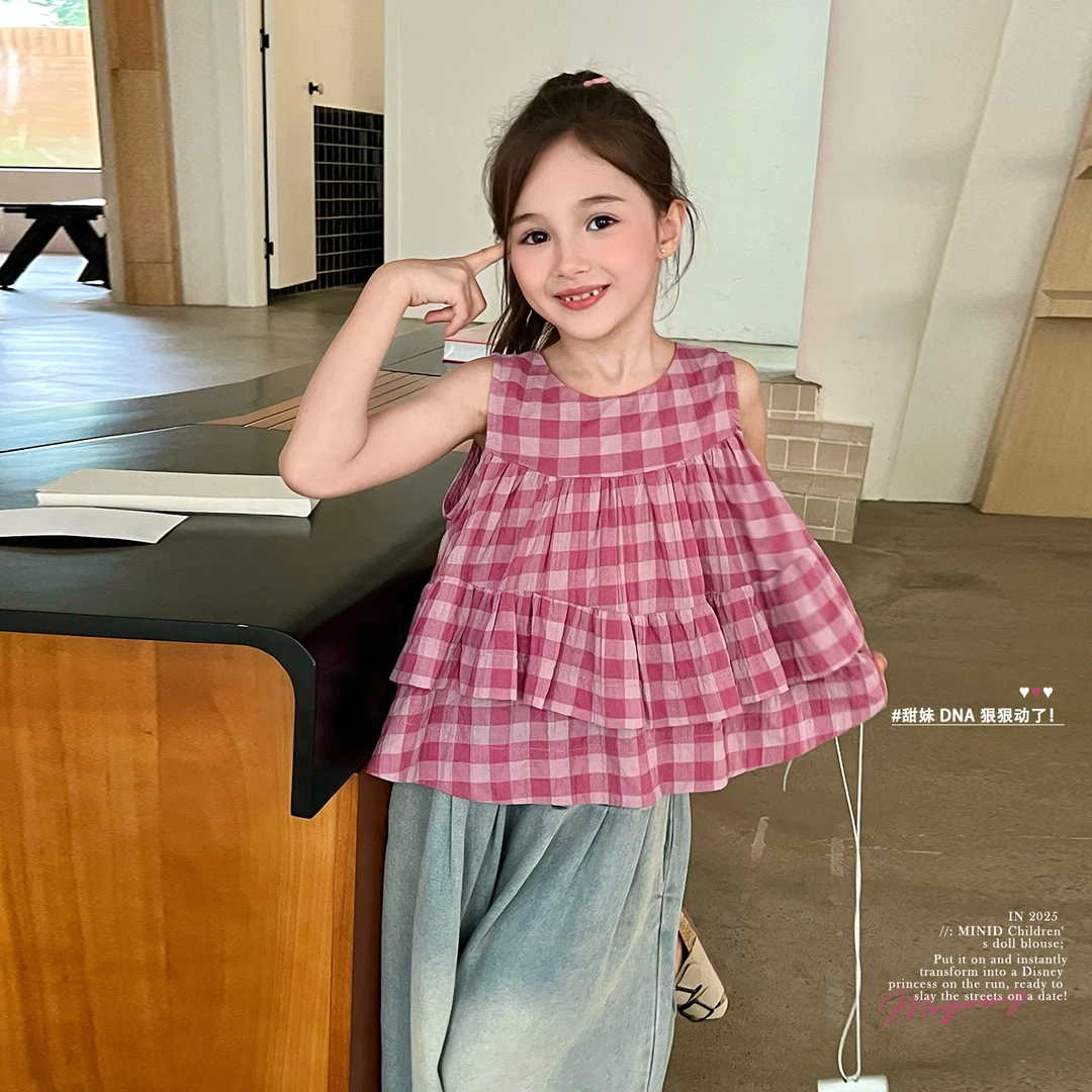 【层次感】夏季格调氛围双层花边上衣