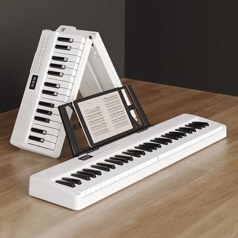 贝多辰折叠电子琴成人幼师专用初学者入门61键多功能专业琴