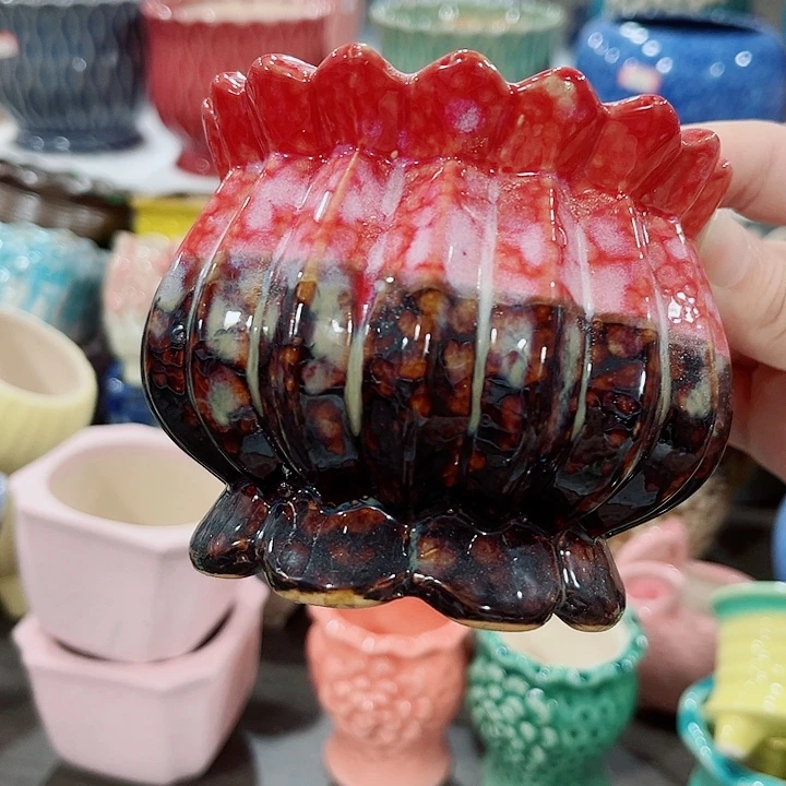 陶瓷多肉花盆满10元包邮