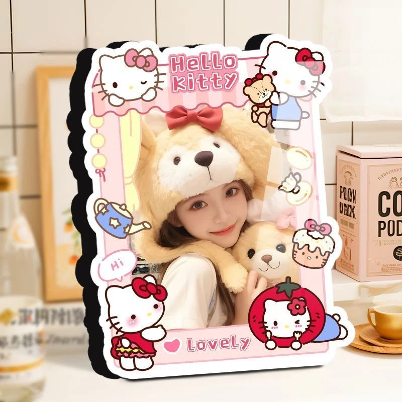 可爱相框洗照片打印diy定制情侣桌面摆台8寸打印带框水晶纪念摆件