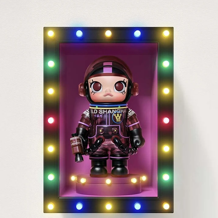 确认款MEGA MOLLY100%周年珍藏系列四代盲盒手办3.04.0摆件礼物