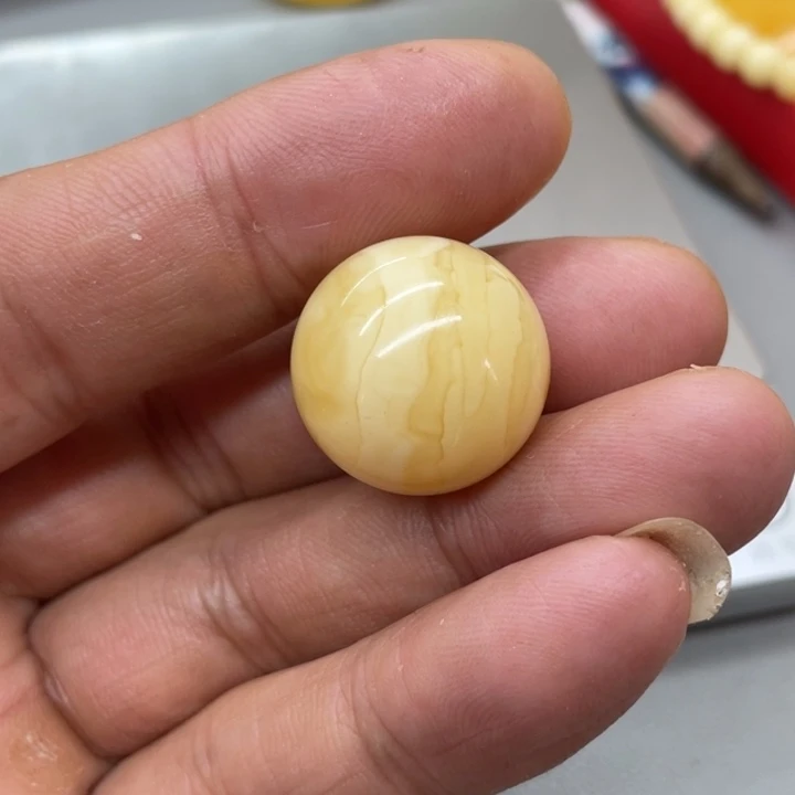 琥珀未镶嵌裸石珠子