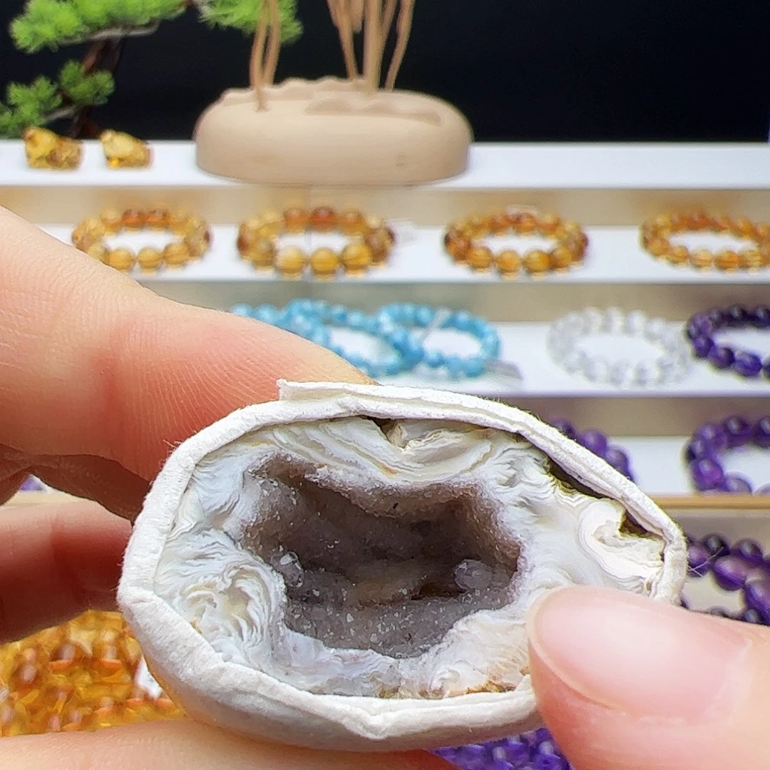 未镶嵌手链水晶晶洞3