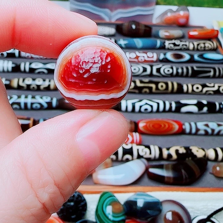 玛瑙/玉髓合金珠宝半成品