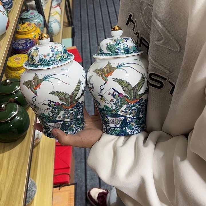 茶叶罐陶瓷家用储物罐瑕疵福利品介意勿拍